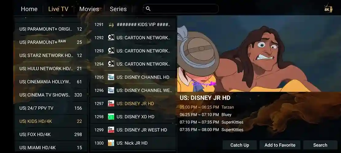 Preview 2 - Wish IPTV Premium IPTV Subscription