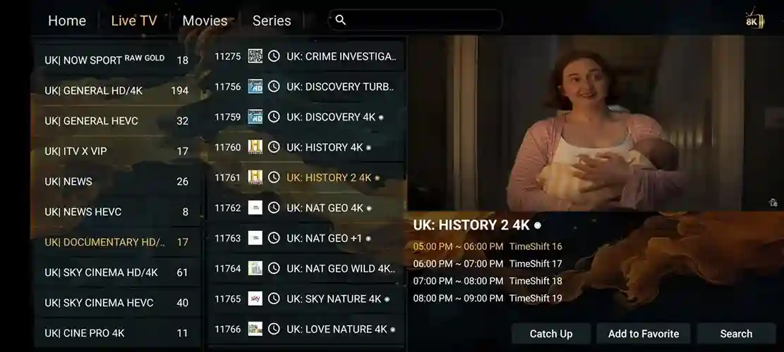 Preview 6 - Wish IPTV Premium IPTV Subscription